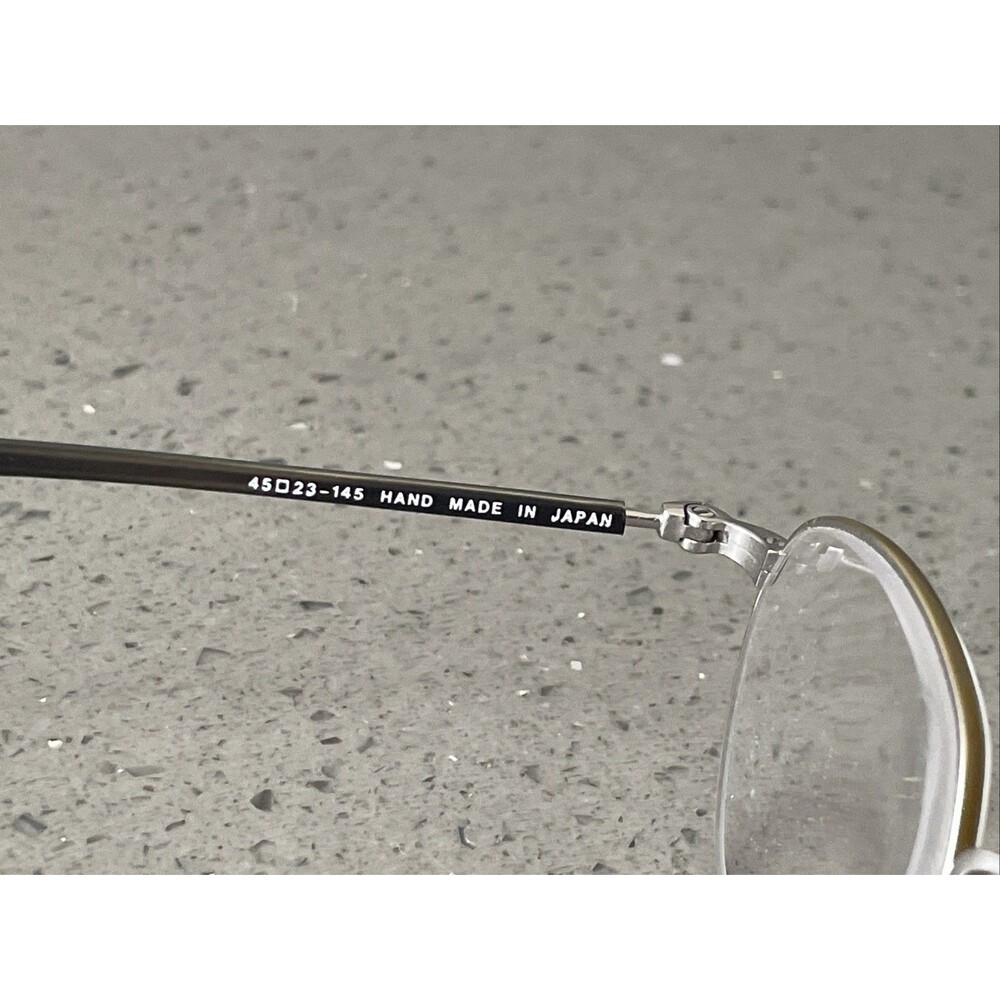 Koh Sakai Eyeglass Frames ONLY KS 9408 2 SLV Silver 45-23-145 Handmade in Japan - Picture 8 of 12